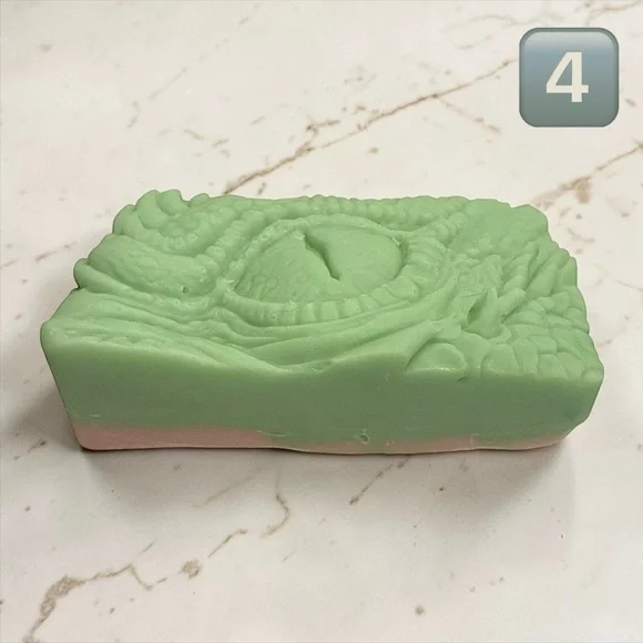 Apple Sage Shea Butter Soap Dragon Decorative Hand Crafted Soap (1) - Picture 9 of 9